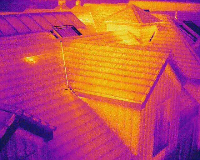 Thermal Imaging Roof Survey Image Poole